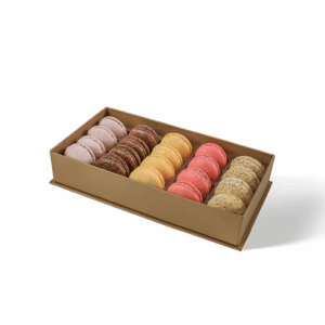 Boîte de Macarons Soirées - Box of Mini Macarons (20 pcs)